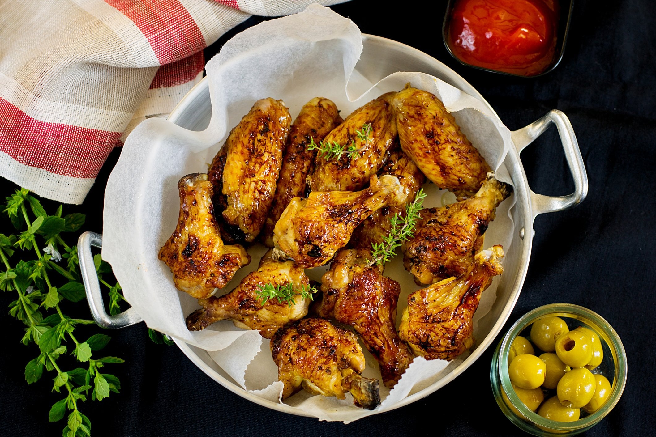 Chicken Wing Sauce | Variety 4 Pack | Gift Box Included | Parmesan Garlic | Honey BBQ | Honey Mustard | Buffalo