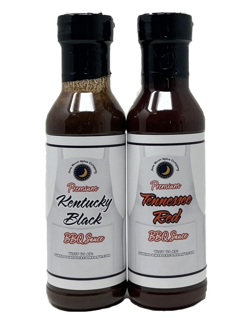 BBQ SAUCE | Variety 2 Pack | Kentucky Black | Tennessee Red