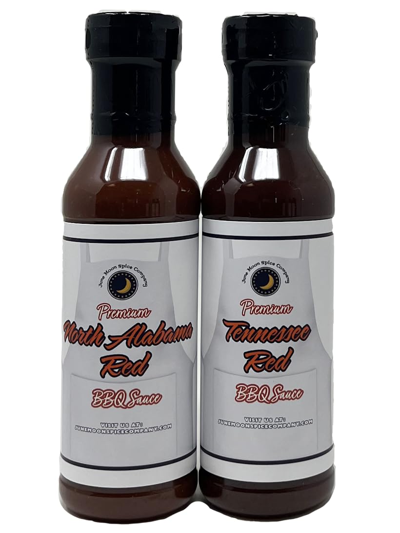 BBQ RED SAUCE | Variety 2 Pack | North Alabama Red | Tennessee Red