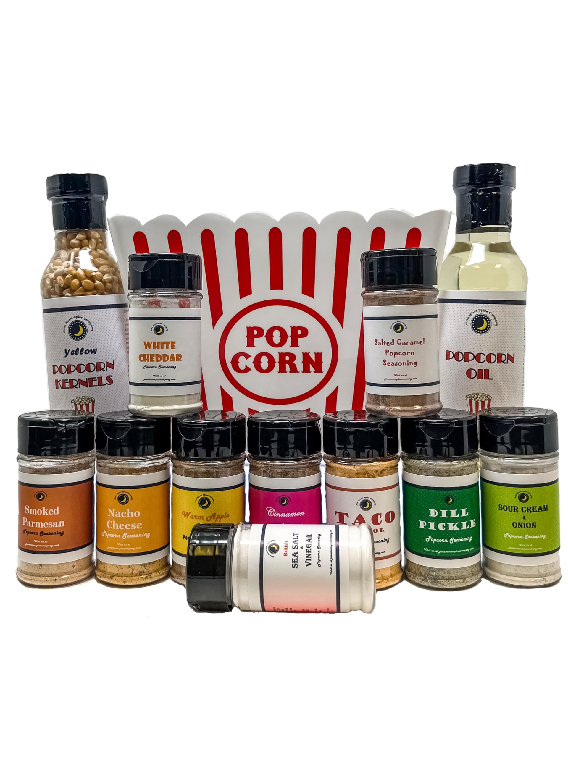 Popcorn Seasoning Party with Large Reusable Popcorn Tub