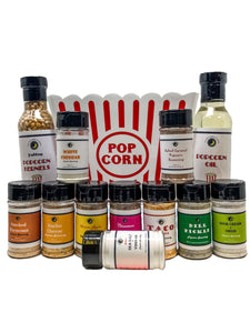 Popcorn Seasoning Party with Large Reusable Popcorn Tub