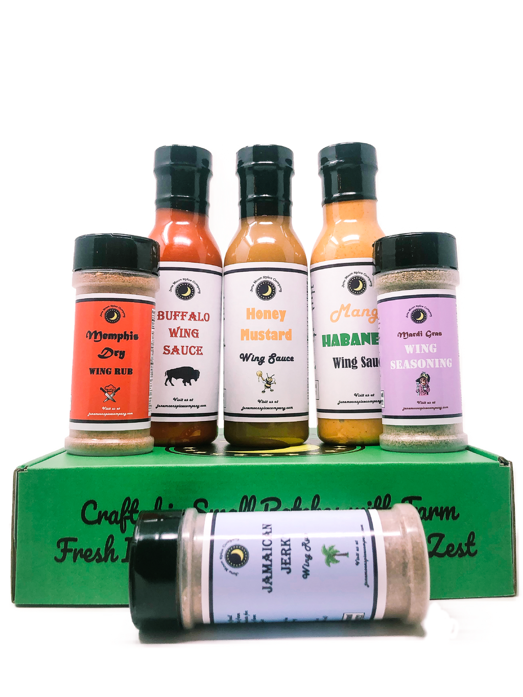 Wing Sauce & Seasoning Monthly Subscription Box - 6 Pack