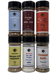 Chicken Wing Seasoning 6 Pack | Parmesan Garlic | Buffalo | Tailgater's | Jerk | Brown Sugar Texas | Sea Salt