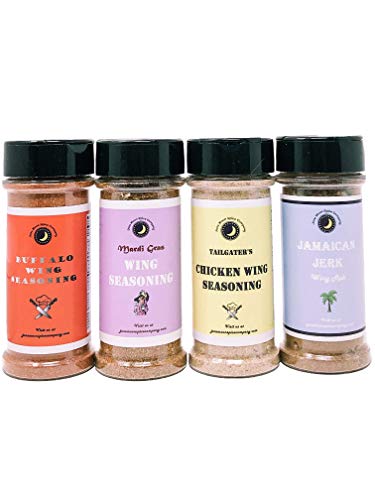 Mardi Gras Chicken Wing Seasoning Memphis Wing Dry Rub Dust