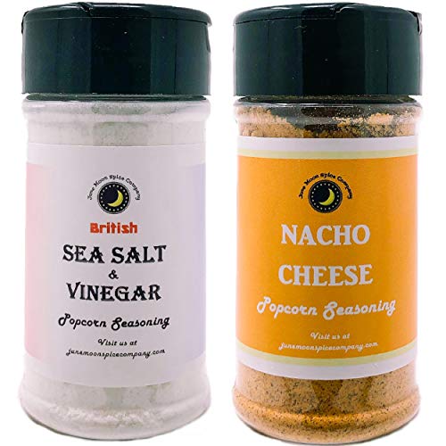 Popcorn Seasoning 2 Pack | Sea Salt & Vinegar | Nacho Cheese