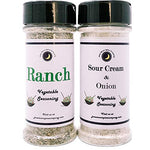 Vegetable Seasonings | Variety 2 Pack | Sour Cream & Onion Vegetable Seasoning | Ranch Vegetable Seasoning