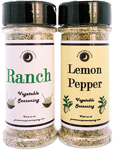 Vegetable Seasonings Variety 2 Pack | Lemon Pepper Vegetable Seasoning | Ranch Vegetable Seasoning