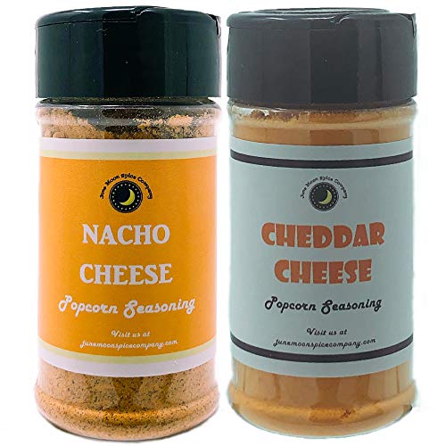 Popcorn Seasoning 2 Pack | Nacho Cheddar | Cheddar Cheese