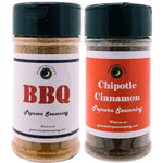 Popcorn Seasoning 2 Pack | Chipotle Cinnamon | BBQ