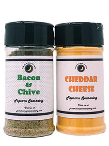 Popcorn Seasoning 2 Pack | Bacon & Chive | Cheddar Cheese