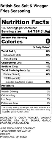 British Sea Salt & Vinegar Fries & Chip Seasoning