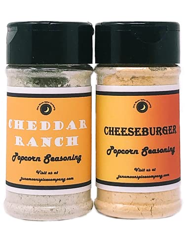 Popcorn Seasoning 2 Pack | Cheddar Ranch | Cheeseburger
