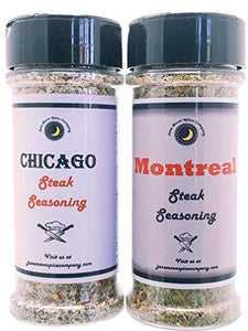 Steak Seasoning Variety 2 Pack | Chicago Steak Seasoning | Montreal Steak Seasoning