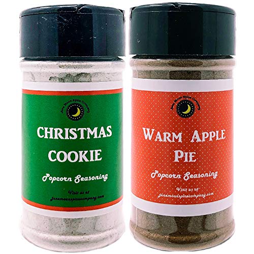 Popcorn Seasoning 2 Pack | Christmas Cookie | Warm Apple Pie