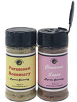 Popcorn Seasoning 2 Pack | Cinnamon Sugar | Parmesan Rosemary