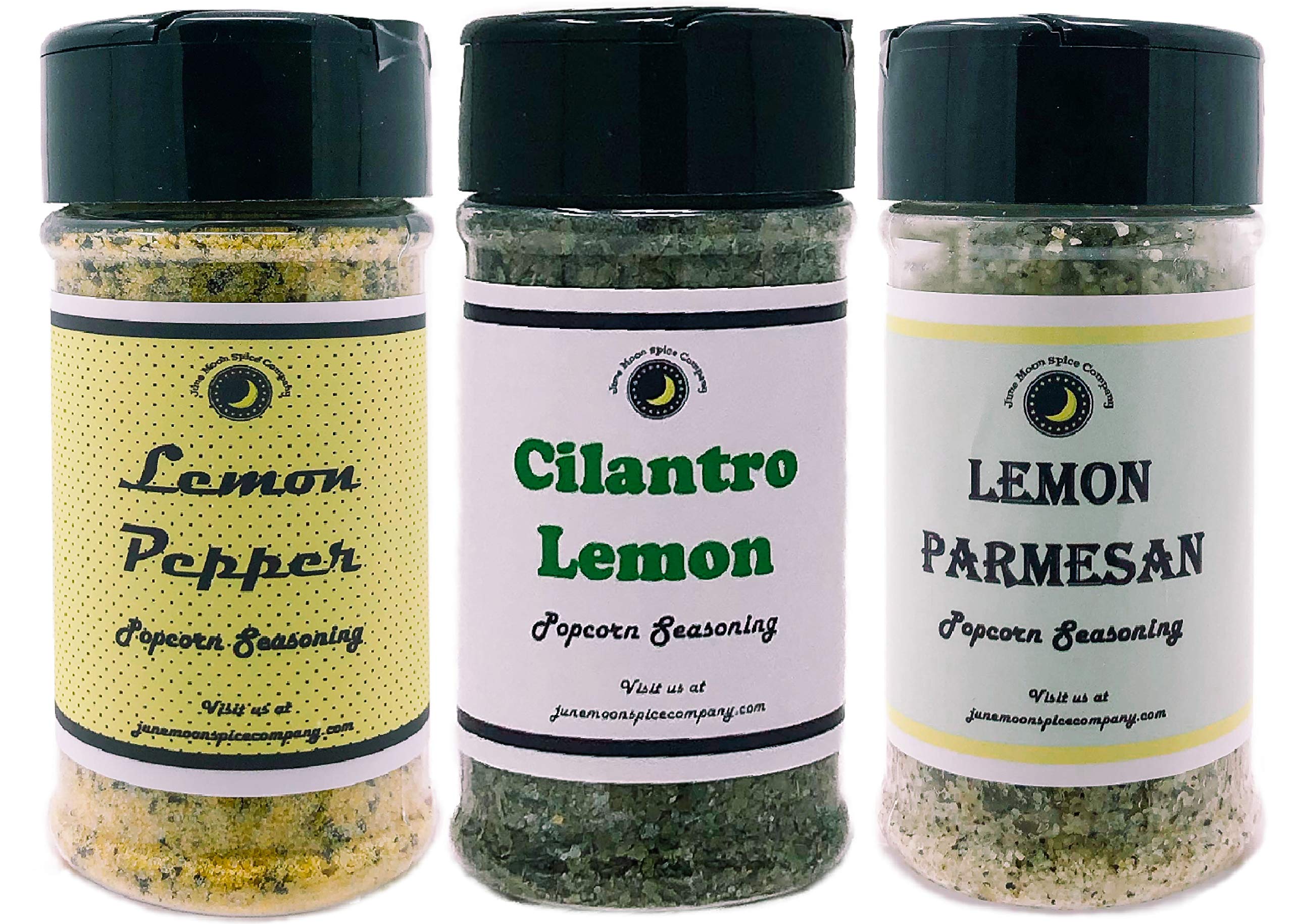 Popcorn Seasoning 3 Pack | Lemon Pepper | Cilantro Lemon | Lemon Parmesan