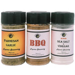 Popcorn Sesoning 3 Pack | Parmesan Garlic | Sea Salt & Vinegar | BBQ