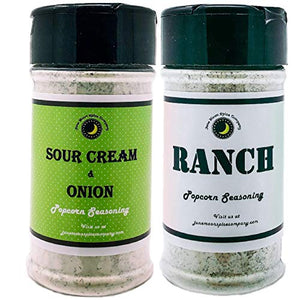 Popcorn Seasoning | Variety 2 Pack | Ranch | Sour Cream & Onion