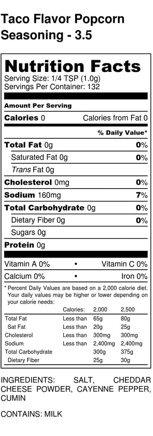 Popcorn Seasoning 6 Pack | Parmesan Rosemary | Lemon Parmesan | Taco | Cinnamon Sugar | Smoked Parmesan | Ranch