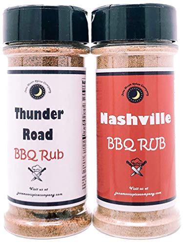 BBQ Seasoning Variety 2 Pack | Thunder Road Sweet-n-Smoky Rub | Nashville BBQ Rub
