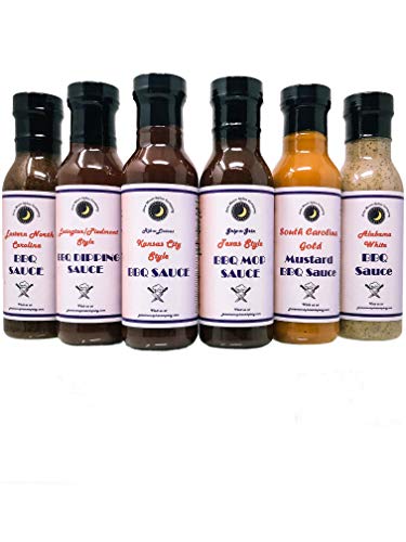 Premium BBQ Sauce | Regional Variety 6 Pack | Gift Box Included